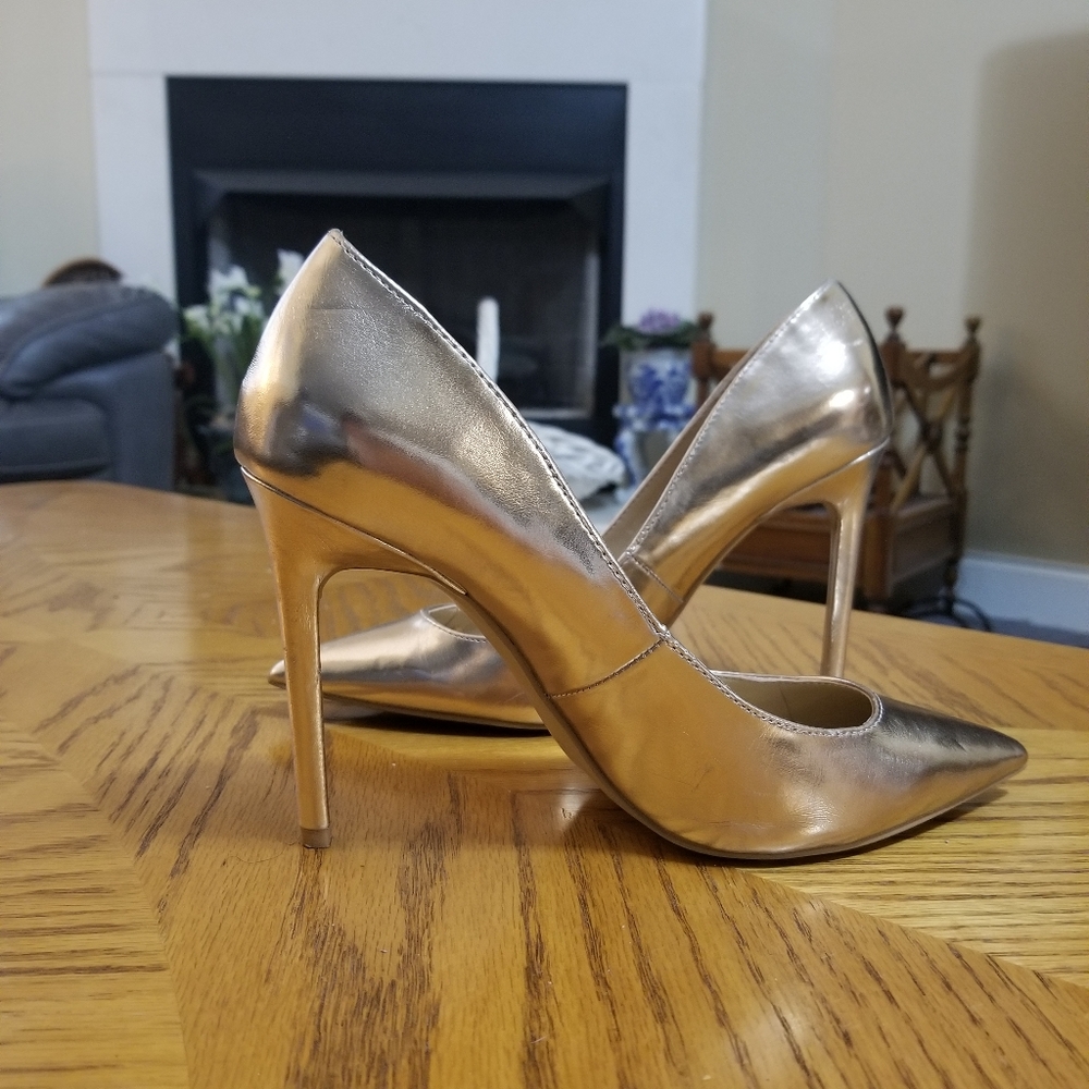 Rose gold heels
